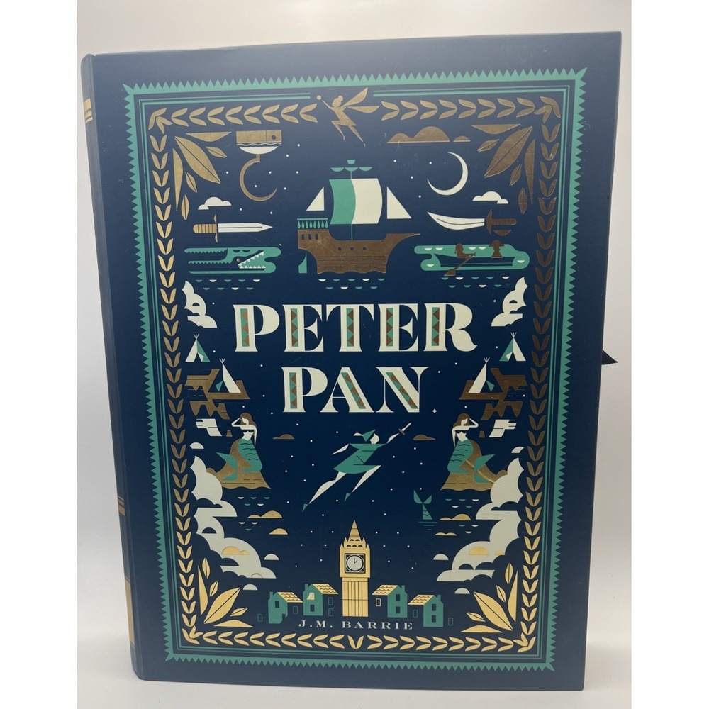 Peter Pan J.M. Barrie F•A•O Schwarz Edited Collector's Edition Set Bookmark Pin